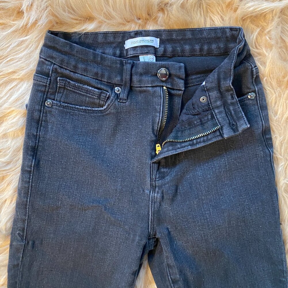 Good American | Distressed Skinny Jeans